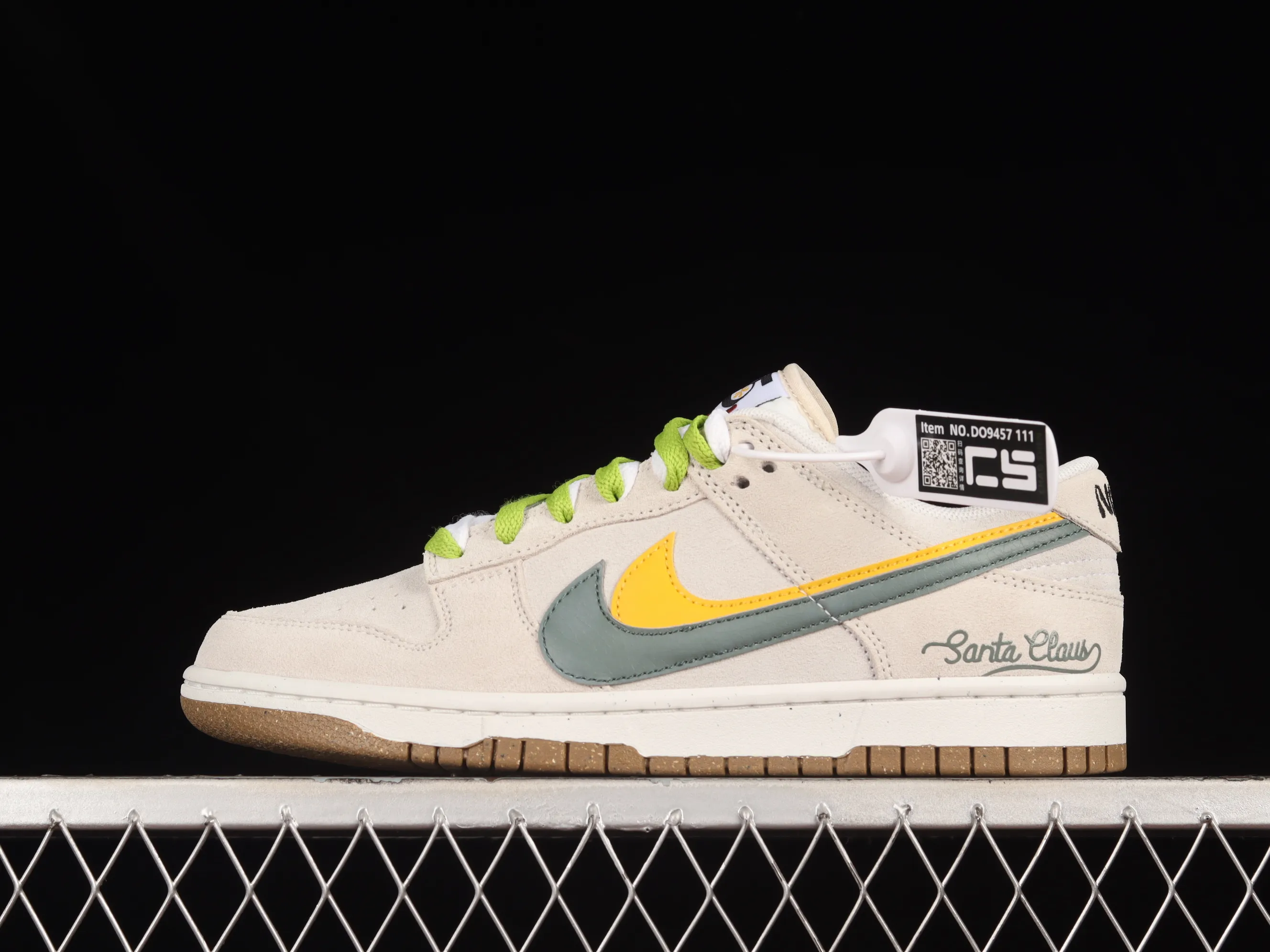 All categories Nk SB Dunk series Nk SB Dunk Low low-top sneakers Nk SB Dunk Low "85" green and yellow double hook SB low-top sports and leisure sneakers DO9457-111